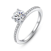 Anillo Gaurosa Mujer Fantasy in Plata Moissanite MSR-018 - MSR-018